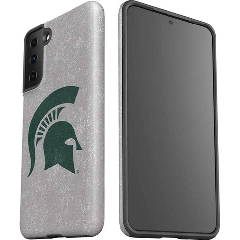 Michigan State University Grey Spartans Logo Galaxy S21 FE Pro Case
