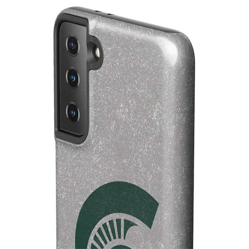 Michigan State University Grey Spartans Logo Galaxy S21 Plus 5G Pro Case