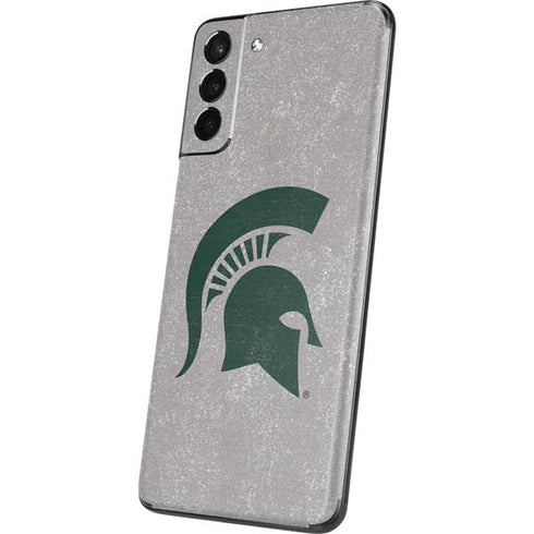 Michigan State University Grey Spartans Logo Galaxy S21 Plus 5G Skin