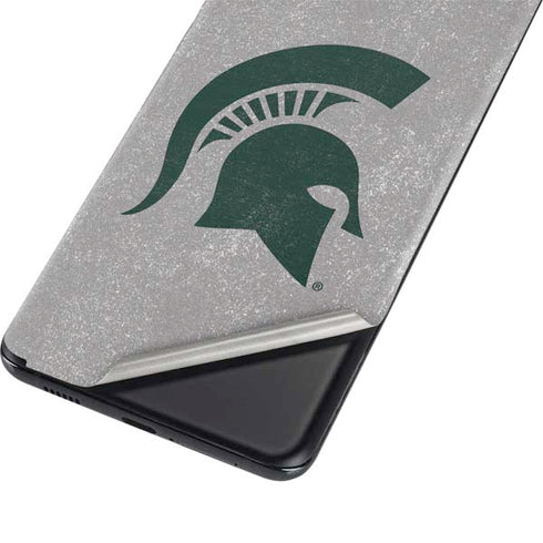 Michigan State University Grey Spartans Logo Galaxy S21 Plus 5G Skin