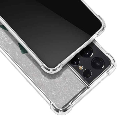 Michigan State University Grey Spartans Logo Galaxy S21 Ultra 5G Clear Case