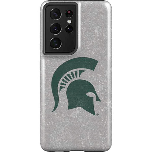 Michigan State University Grey Spartans Logo Galaxy S21 Ultra 5G Pro Case