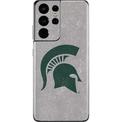 Michigan State University Grey Spartans Logo Galaxy S21 Ultra 5G Skin