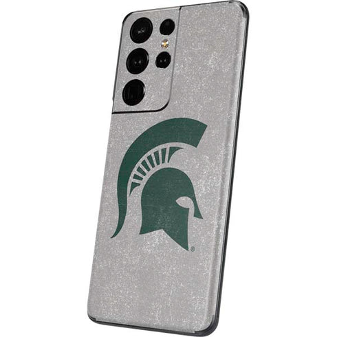 Michigan State University Grey Spartans Logo Galaxy S21 Ultra 5G Skin