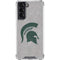 Michigan State University Grey Spartans Logo Galaxy S22 Clear Case