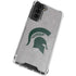Michigan State University Grey Spartans Logo Galaxy S22 Clear Case