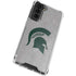 Michigan State University Grey Spartans Logo Galaxy S22 Plus Clear Case