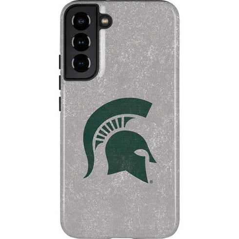 Michigan State University Grey Spartans Logo Galaxy S22 Plus Pro Case