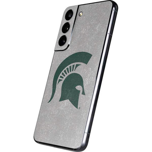 Michigan State University Grey Spartans Logo Galaxy S22 Skin