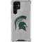 Michigan State University Grey Spartans Logo Galaxy S22 Ultra Clear Case
