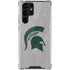 Michigan State University Grey Spartans Logo Galaxy S22 Ultra Clear Case