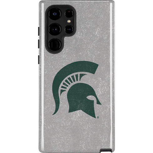 Michigan State University Grey Spartans Logo Galaxy S22 Ultra Pro Case