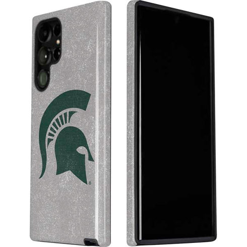 Michigan State University Grey Spartans Logo Galaxy S22 Ultra Pro Case