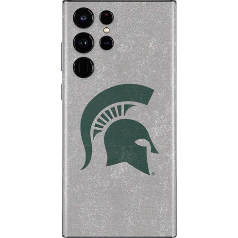 Michigan State University Grey Spartans Logo Galaxy S22 Ultra Skin