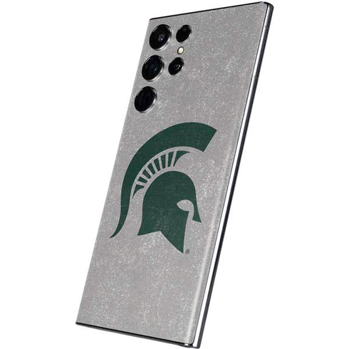 Michigan State University Grey Spartans Logo Galaxy S22 Ultra Skin
