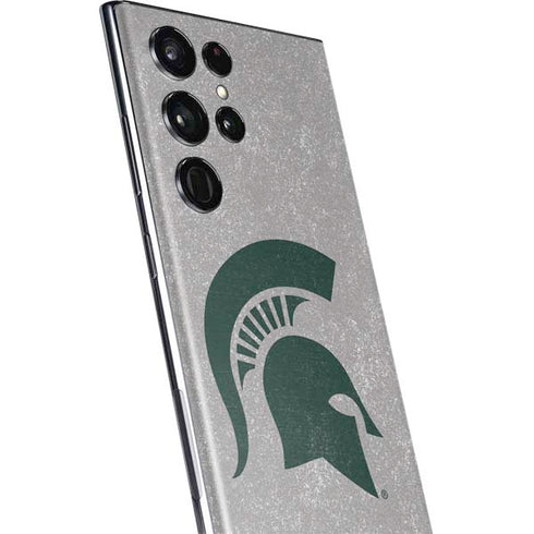 Michigan State University Grey Spartans Logo Galaxy S22 Ultra Skin