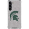 Michigan State University Grey Spartans Logo Galaxy S23 Clear Case
