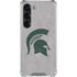 Michigan State University Grey Spartans Logo Galaxy S23 Clear Case