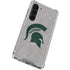 Michigan State University Grey Spartans Logo Galaxy S23 Clear Case