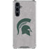Michigan State University Grey Spartans Logo Galaxy S23 FE Clear Case