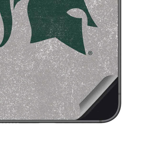 Michigan State University Grey Spartans Logo Galaxy S23 FE Skin