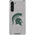 Michigan State University Grey Spartans Logo Galaxy S23 Plus Clear Case