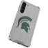 Michigan State University Grey Spartans Logo Galaxy S23 Plus Clear Case