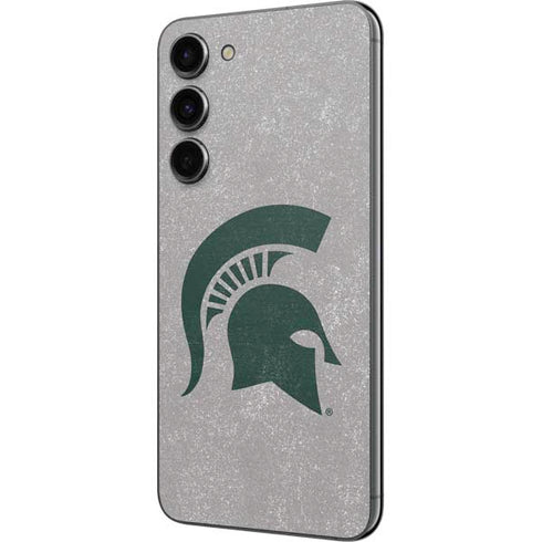 Michigan State University Grey Spartans Logo Galaxy S23 Plus Skin