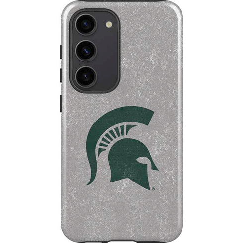 Michigan State University Grey Spartans Logo Galaxy S23 Pro Case