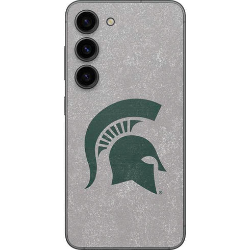 Michigan State University Grey Spartans Logo Galaxy S23 Skin