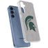 Michigan State University Grey Spartans Logo Galaxy S24 Clear Case