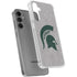 Michigan State University Grey Spartans Logo Galaxy S24 Plus Clear Case