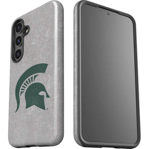 Michigan State University Grey Spartans Logo Galaxy S24 Plus Impact Case