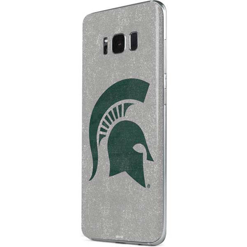 Michigan State University Grey Spartans Logo Galaxy S8 Skin