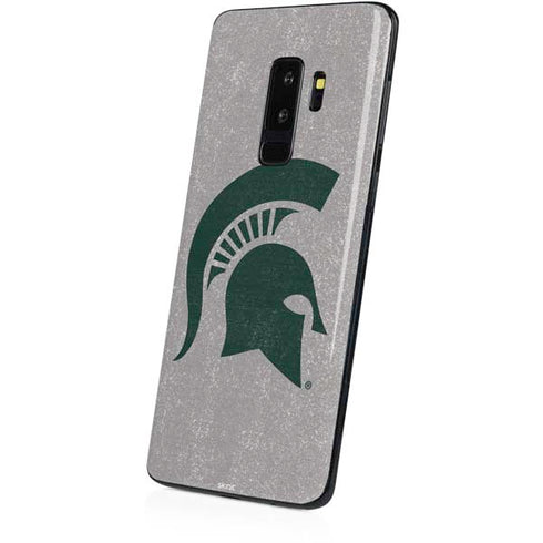 Michigan State University Grey Spartans Logo Galaxy S9 Plus Skin