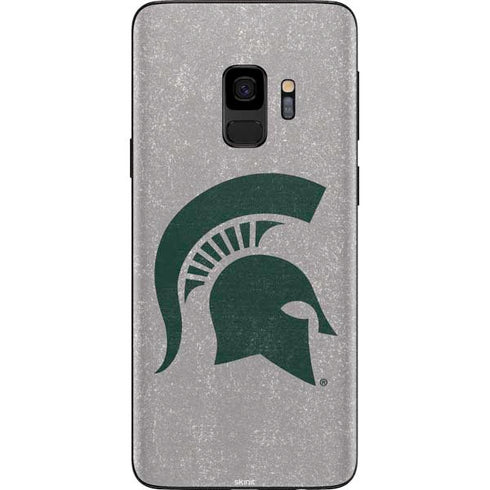 Michigan State University Grey Spartans Logo Galaxy S9 Skin