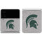 Michigan State University Grey Spartans Logo Galaxy Z Flip4 5G Skin