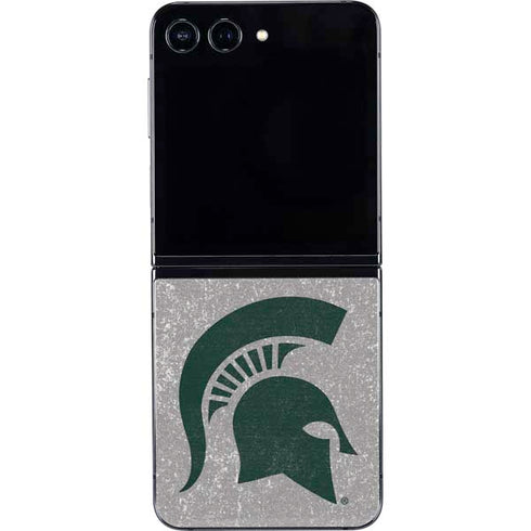 Michigan State University Grey Spartans Logo Galaxy Z Flip5 5G Skin