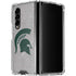 Michigan State University Grey Spartans Logo Galaxy Z Fold4 5G Clear Case