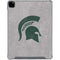 Michigan State University Grey Spartans Logo iPad Pro 12.9in (2020) Clear Case