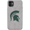 Michigan State University Grey Spartans Logo iPhone 11 Clear Case