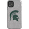 Michigan State University Grey Spartans Logo iPhone 11 Impact Case