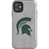 Michigan State University Grey Spartans Logo iPhone 11 Impact Case