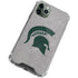 Michigan State University Grey Spartans Logo iPhone 11 Pro Max Clear Case