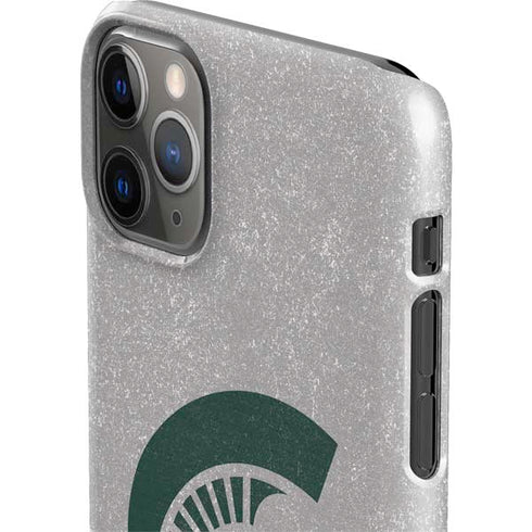 Michigan State University Grey Spartans Logo iPhone 11 Pro Max Lite Case