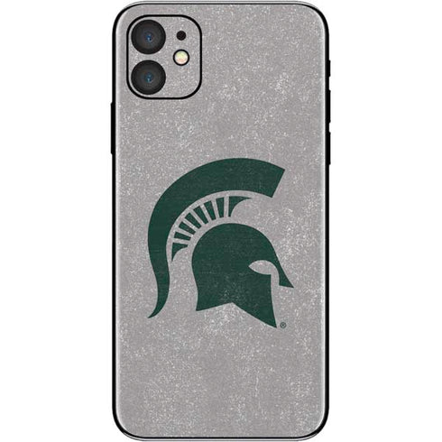 Michigan State University Grey Spartans Logo iPhone 11 Skin