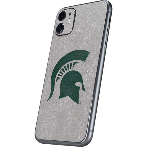 Michigan State University Grey Spartans Logo iPhone 11 Skin