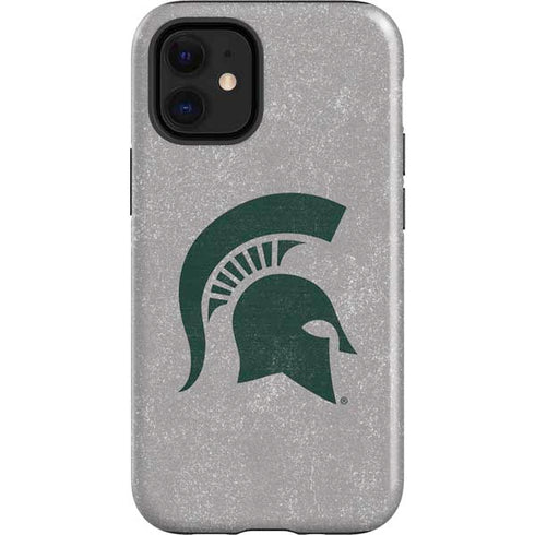 Michigan State University Grey Spartans Logo iPhone 12 Mini Impact Case