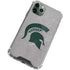 Michigan State University Grey Spartans Logo iPhone 12 Pro Clear Case