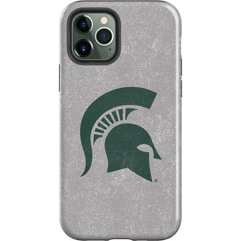 Michigan State University Grey Spartans Logo iPhone 12 Pro Impact Case